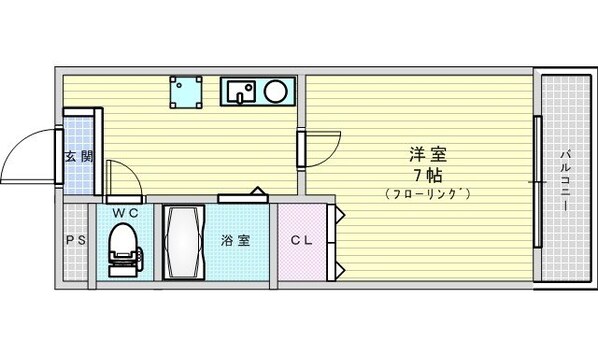 ハイツ岩本の物件間取画像